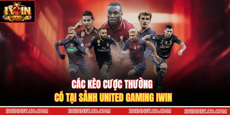 Các kèo cược thường có tại sảnh United Gaming Iwin
