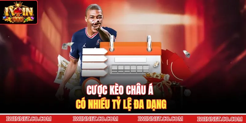 Cược kèo châu Á có nhiều tỷ lệ đa dạng